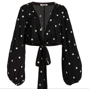 NWT Ciao Lucia — Romana Crepe Cropped Top Small